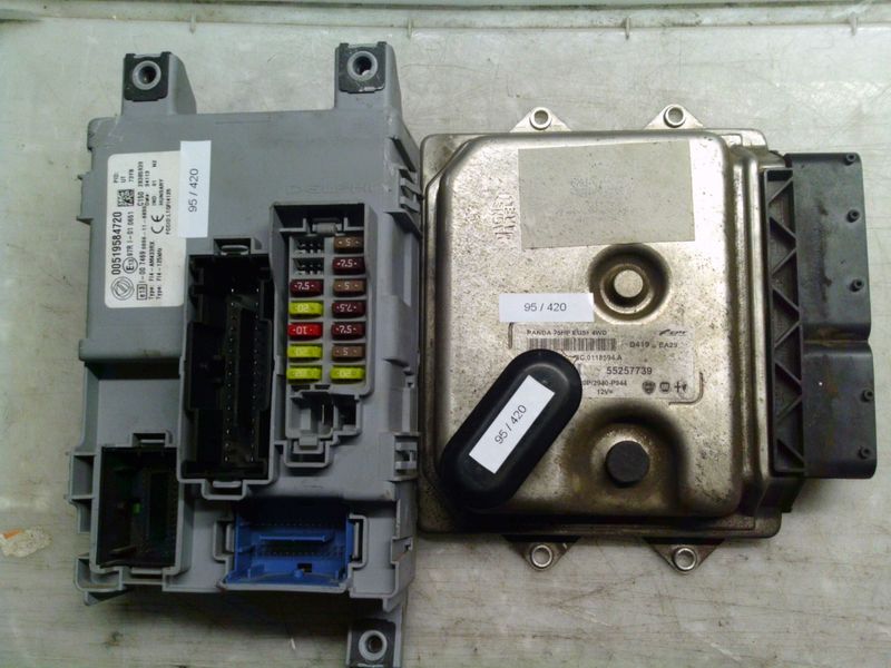 95-420 Kit Motore Alfa Romeo / Fiat / Lancia 55257739   MJD 8F3.P9 00519584720 28385939 CON CHIAVE HW20P/2940-P944 Fiat Diesel Panda
