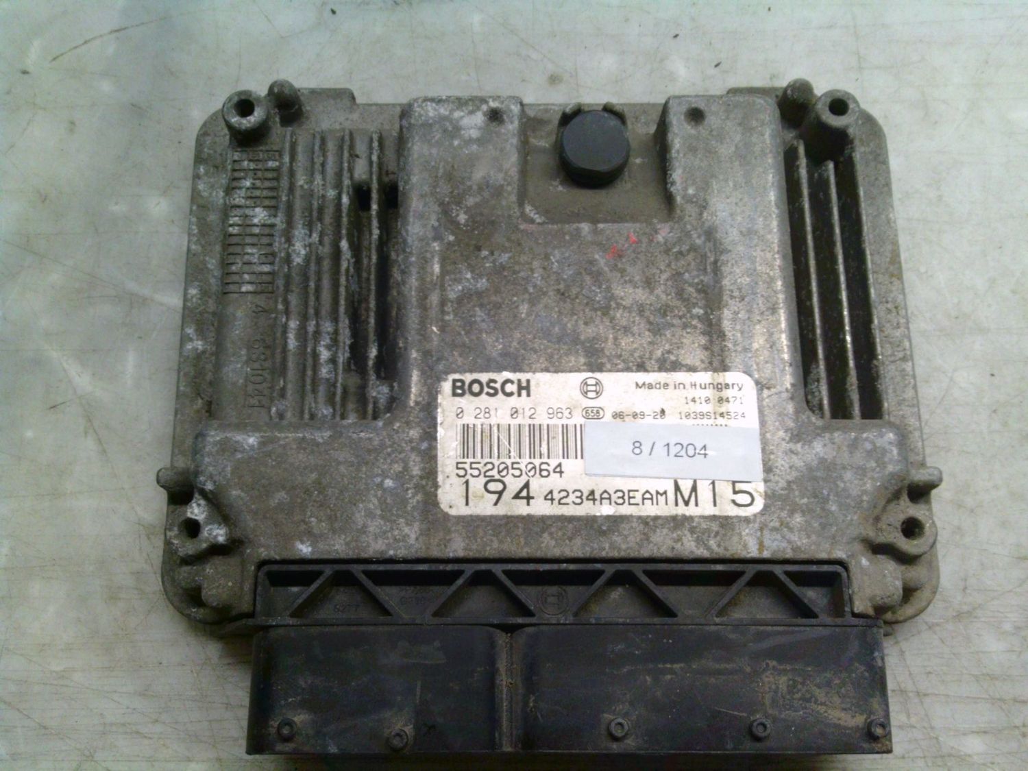 8-1204 Centralina Motore Bosch 0 281 012 963 0281012963 51812902 1039S22948 194 4234A3EBM M15 Fiat Diesel Croma 8-1204 Centralina Motore Bosch 0 281 012 963 0281012963 51812902 1039S22948 194 4234A3EBM M15 Fiat Diesel Croma
