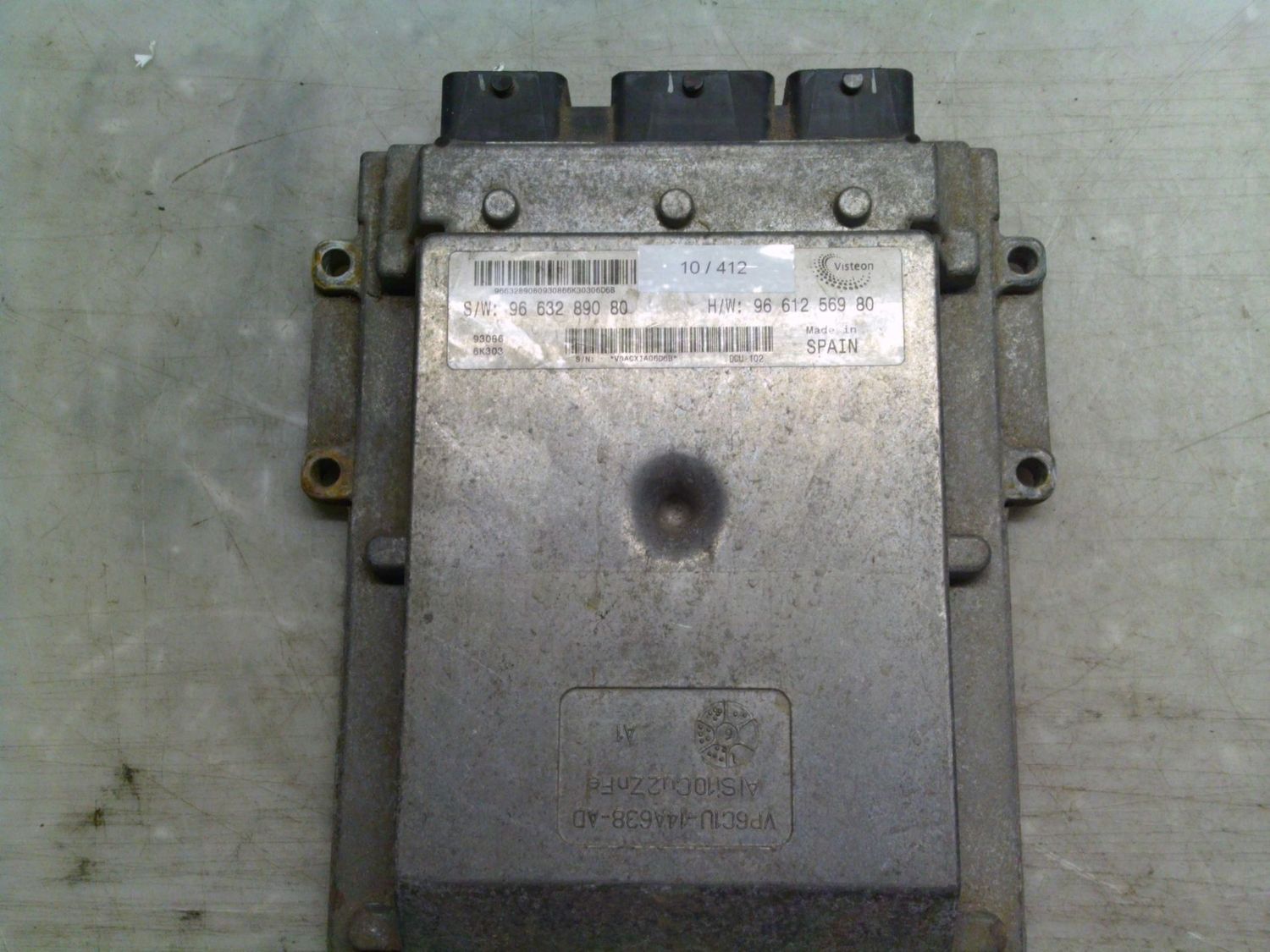 10-412 Centralina Motore Visteon VP6C1U-14A638-AD VP6C1U14A638AD 96 632 890 80 DCU-102 96 612 569 80 Ford Diesel Transit 10-412 Centralina Motore Visteon VP6C1U-14A638-AD VP6C1U14A638AD 96 632 890 80 DCU-102 96 612 569 80 Ford Diesel Transit