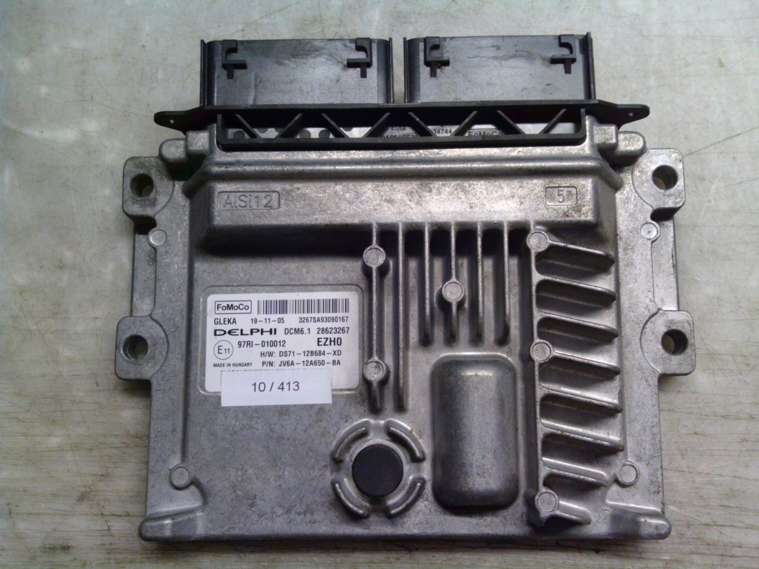 10-413 Centralina Motore Delphi 28623267 JV6A-12A650-BA HW : DS71-12B684-XD DCM 6.1 Ford Diesel Kuga 10-413 Centralina Motore Delphi 28623267 JV6A-12A650-BA HW : DS71-12B684-XD DCM 6.1 Ford Diesel Kuga