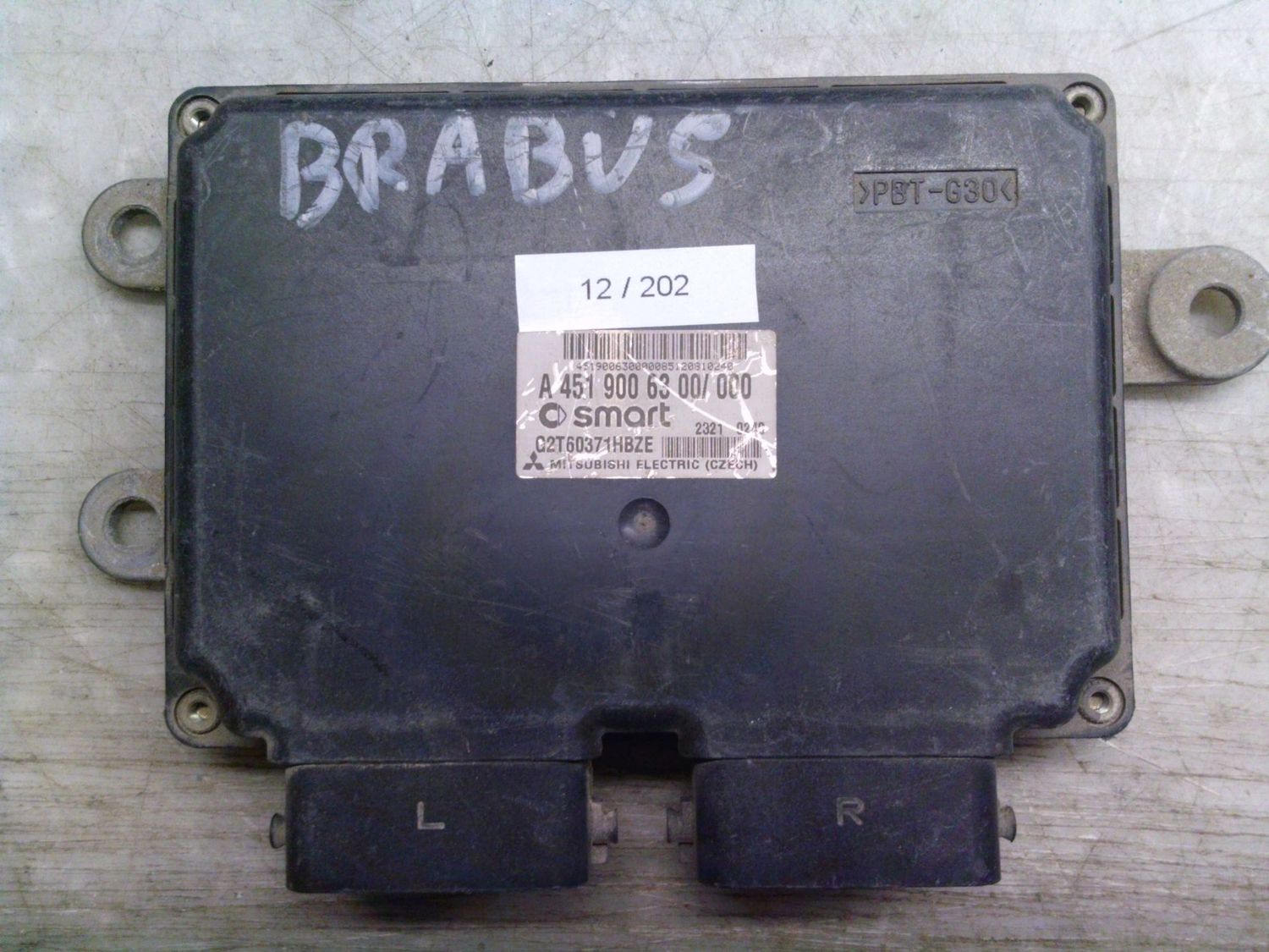 12-202 Centralina Cambio Automatico Mitsubishi A 451 900 63 00/000 A4519006300000 G2T60371HBZE Smart 451 12-202 Centralina Cambio Automatico Mitsubishi A 451 900 63 00/000 A4519006300000 G2T60371HBZE Smart 451