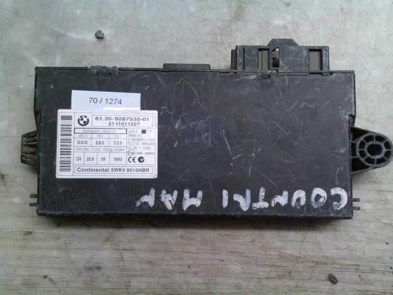 70-1274 Centralina Modulo Confort Siemens 5WK4 9515NBR 5WK49515NBR 61.35-9287535-01 2141011527 CAS 3  Mini  Countryman
