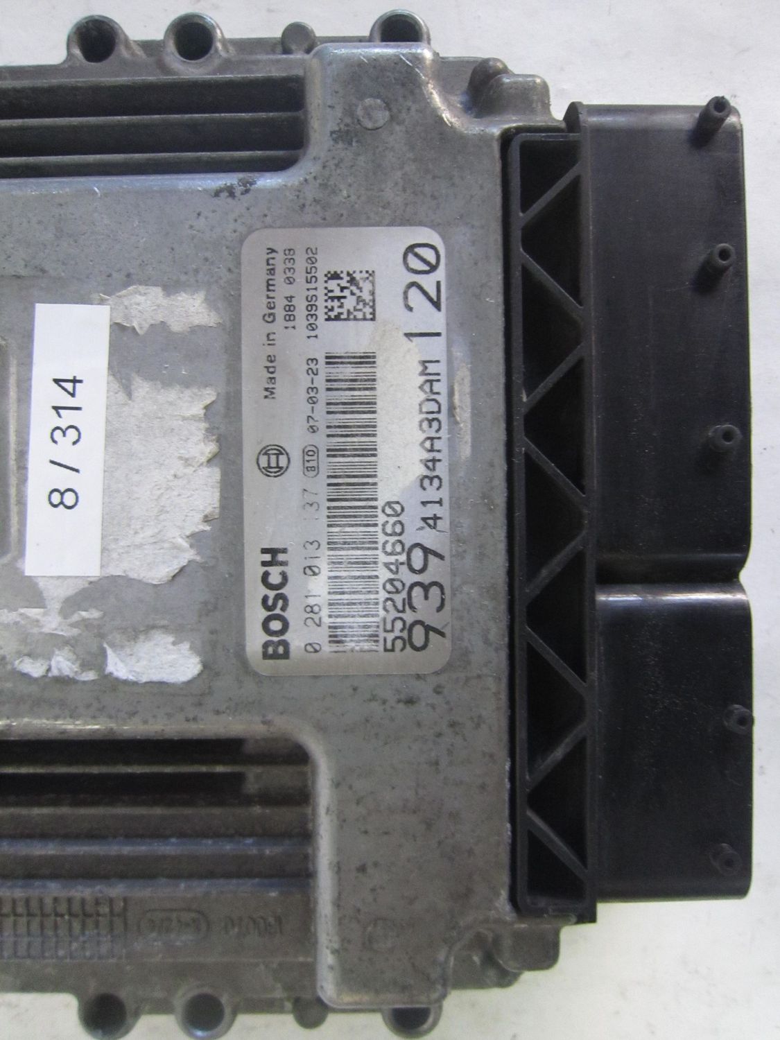 8-314 Centralina Motore Bosch 0 281 013 137 0281013137 55204660 1039S15502 939 4134A3DAM 120 Alfa Romeo Diesel 159 8-314 Centralina Motore Bosch 0 281 013 137 0281013137 55204660 1039S15502 939 4134A3DAM 120 Alfa Romeo Diesel 159
