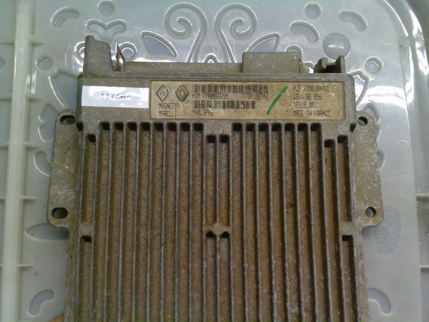 14-567 Centralina Motore Magneti Marelli 770102746 HOM7700868295 R49CUX37 PLF 77001044S1 Renault Benzina Varie 14-567 Centralina Motore Magneti Marelli 770102746 HOM7700868295 R49CUX37 PLF 77001044S1 Renault Benzina Varie