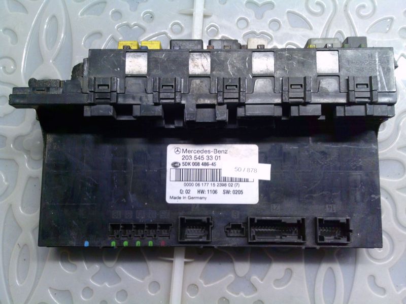 50-878 Body Computer Hella Kg 203 545 33 01 2035453301 5DK008486-45 HW 1106 SW 0205 Q02 Mercedes  Classe C