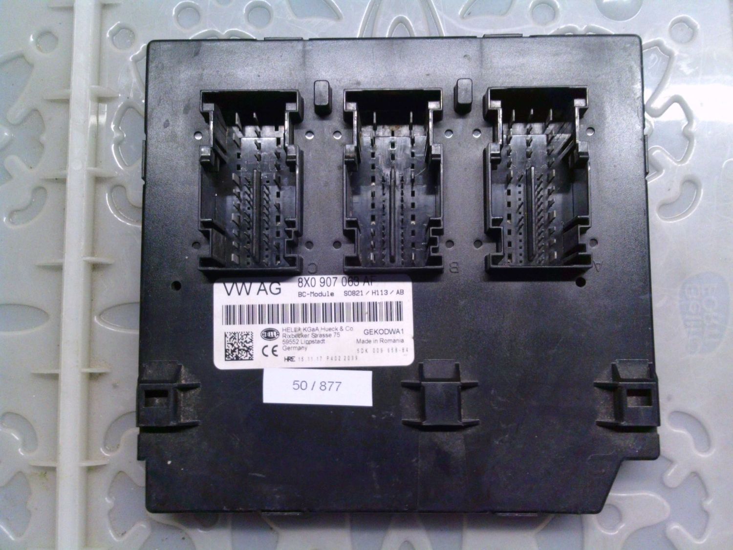 50-877 Body Computer Hella Kg 8X0 907 063 AF 8X0907063AF GEK0DWA1 Audi Varie 50-877 Body Computer Hella Kg 8X0 907 063 AF 8X0907063AF GEK0DWA1 Audi Varie