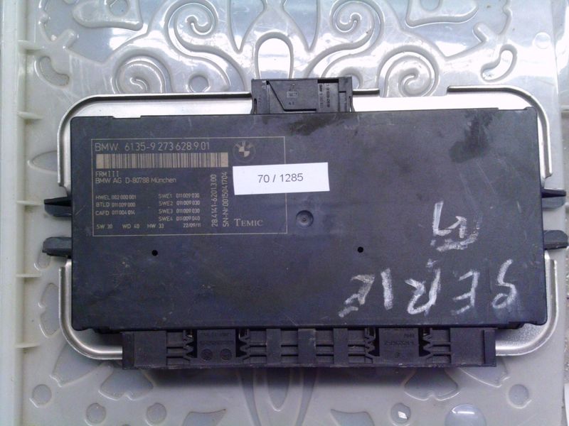70-1285 Centralina Fari Temic 6135-9273628901 61359273628901  FRM III HW 33 SW 30 Bmw  Serie 5