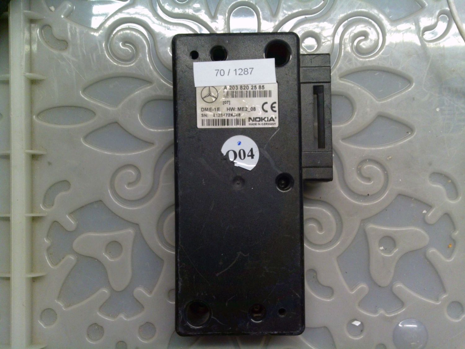 70-1287 Modulo Controllo Telefono Nokia A 203 820 25 85 A2038202585 DME-1E HW: ME2_08 Mercedes Classe S 70-1287 Modulo Controllo Telefono Nokia A 203 820 25 85 A2038202585 DME-1E HW: ME2_08 Mercedes Classe S