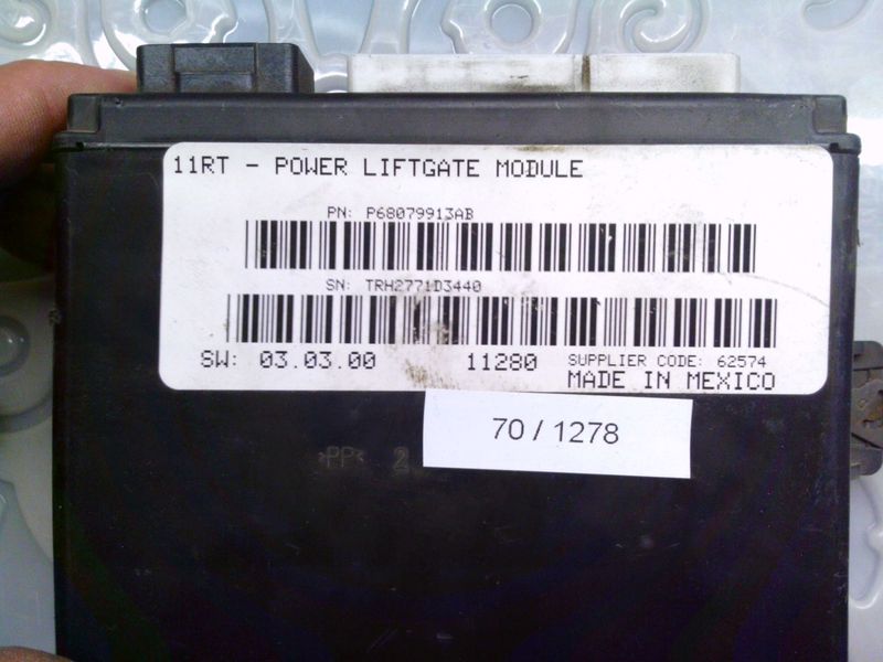 70-1278 Centralina Portellone Chrysler P68079913AB   11280    Chrysler  Voyager