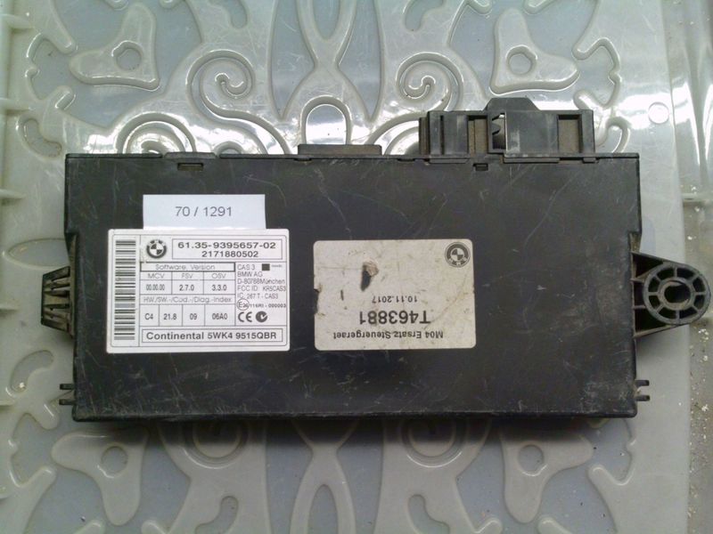70-1291 Centralina Modulo Confort Siemens 5WK4 9515QBR 5WK49515QBR 61.35-9395657-02 2171880502 CAS 3  Bmw  Serie 3