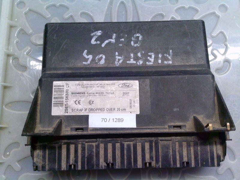 70-1289 Centralina Modulo Confort Fomoco 5WK4 8032D 5WK48032D 2S6T-15K600-CF T83SA 2G07  Ford Benzina Fiesta