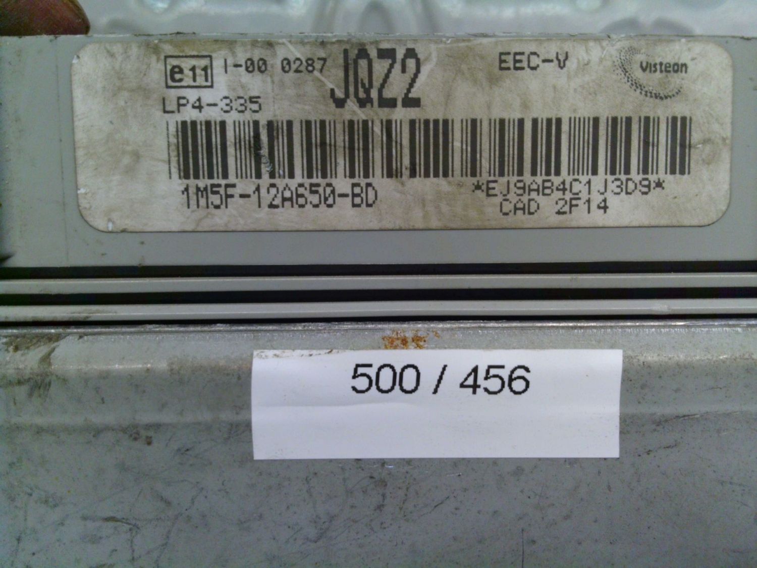500-456 Centralina Motore Ford 1M5F-12A650-BD 1M5F12A650BD LP4-335 CAD2F14 Ford Benzina Focus 500-456 Centralina Motore Ford 1M5F-12A650-BD 1M5F12A650BD LP4-335 CAD2F14 Ford Benzina Focus