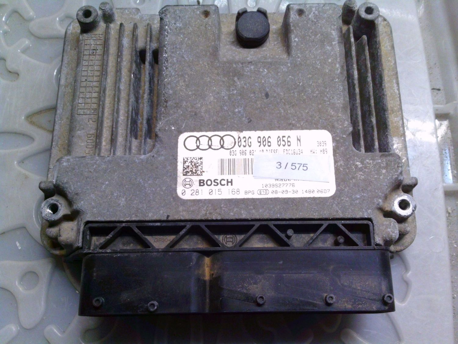 3-575 Centralina Motore Bosch 0 281 015 168 0281015168 03G 906 056 N 1039S27776 EDC16U34 HW H09 Audi Diesel A 3 3-575 Centralina Motore Bosch 0 281 015 168 0281015168 03G 906 056 N 1039S27776 EDC16U34 HW H09 Audi Diesel A 3