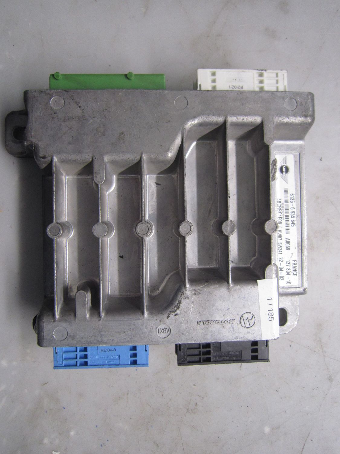 1-185 Centralina Motore Motorola 6135-6 935 645 61356935645 8BCRBC1E08 HW 07 SW 241 Mini Benzina Cooper 1-185 Centralina Motore Motorola 6135-6 935 645 61356935645 8BCRBC1E08 HW 07 SW 241 Mini Benzina Cooper