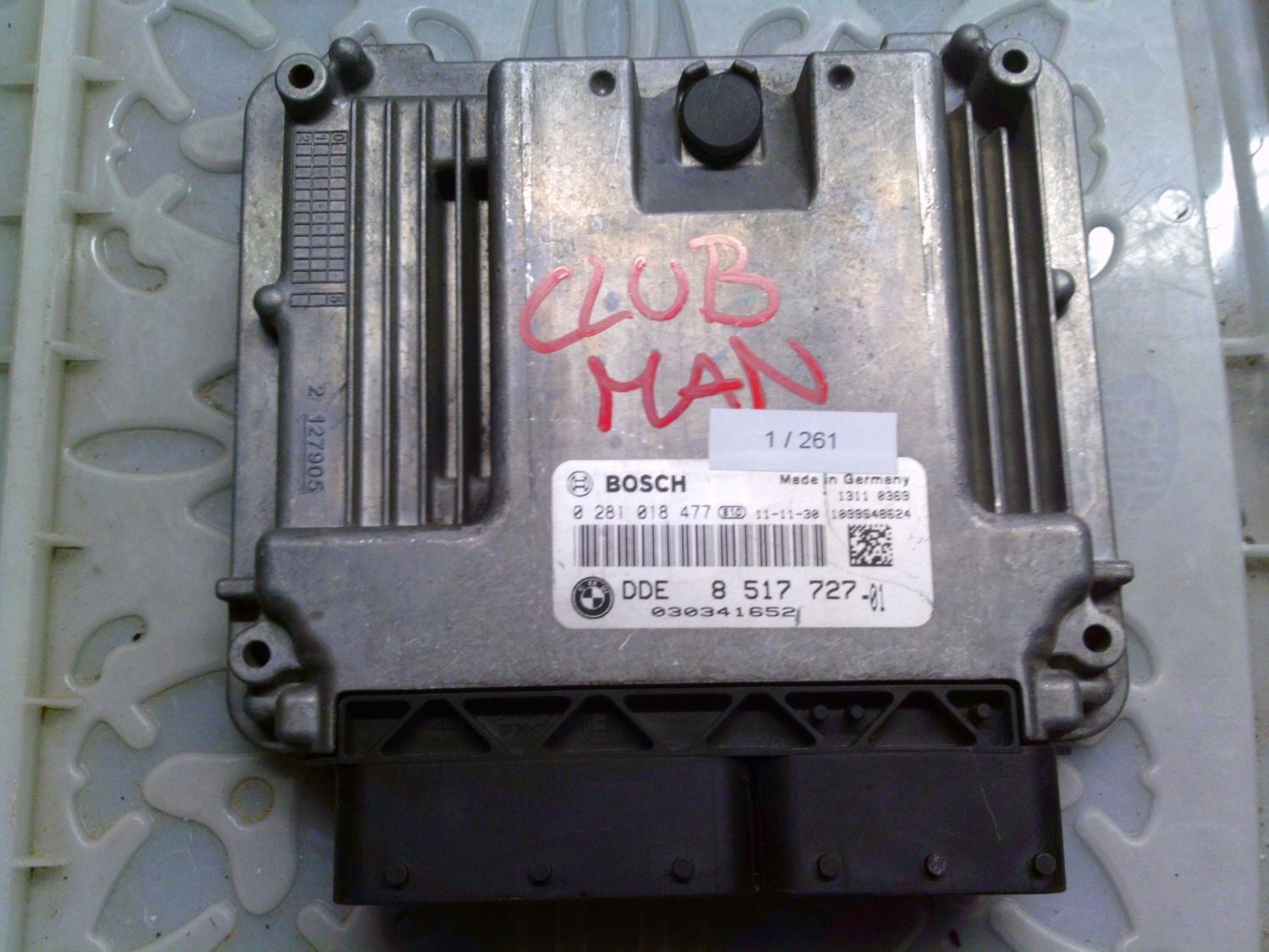 1-261 Centralina Motore Bosch 0 281 018 477 0281018477 8 517 727 1039S48624 Mini Diesel One 1-261 Centralina Motore Bosch 0 281 018 477 0281018477 8 517 727 1039S48624 Mini Diesel One
