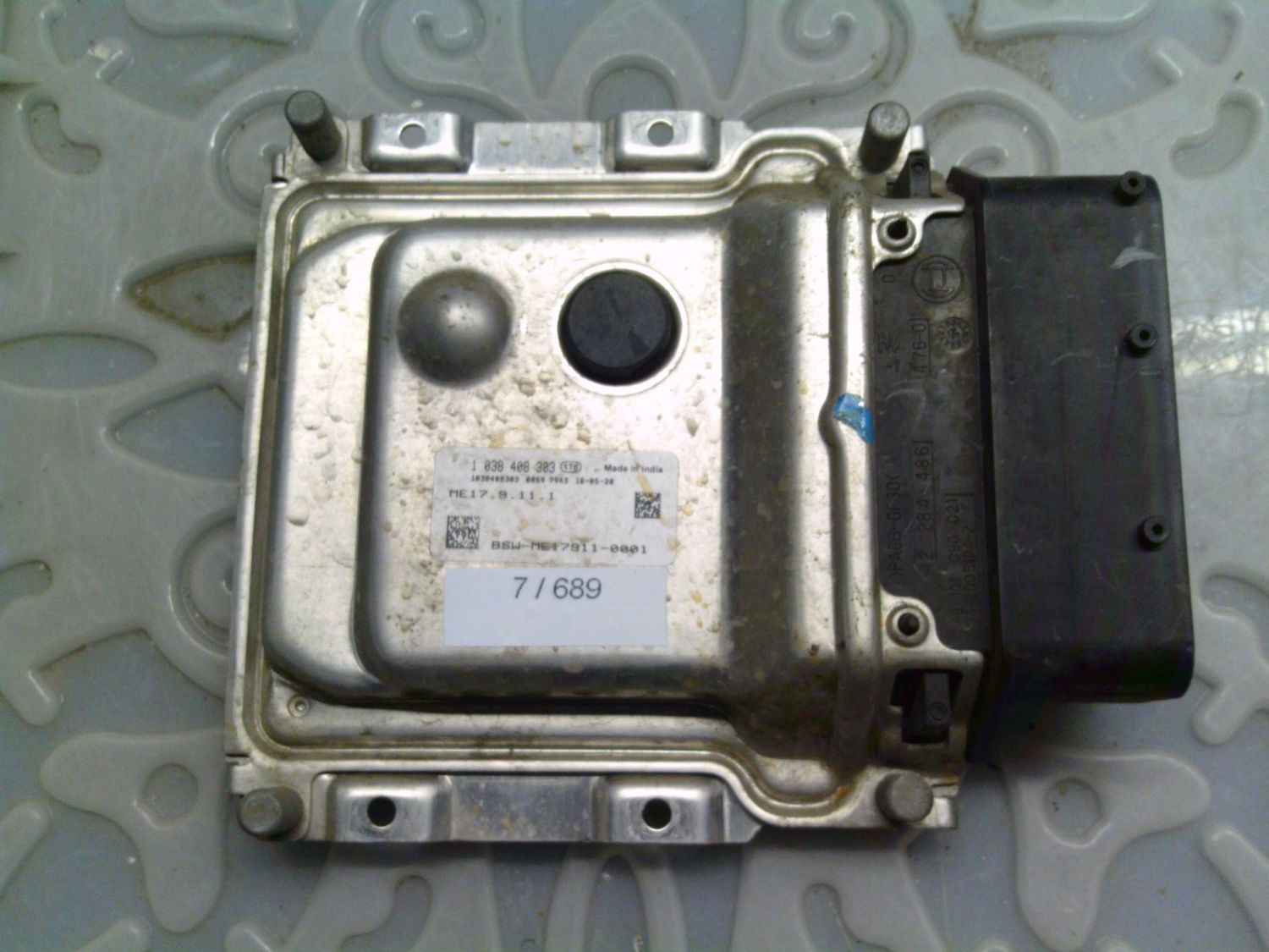 7-689 Centralina Motore Bosch 39117-04003 3911704003 1 038 408 303 8724 260617 ME17.9.11.1 E03 Kia Benzina Picanto 7-689 Centralina Motore Bosch 39117-04003 3911704003 1 038 408 303 8724 260617 ME17.9.11.1 E03 Kia Benzina Picanto