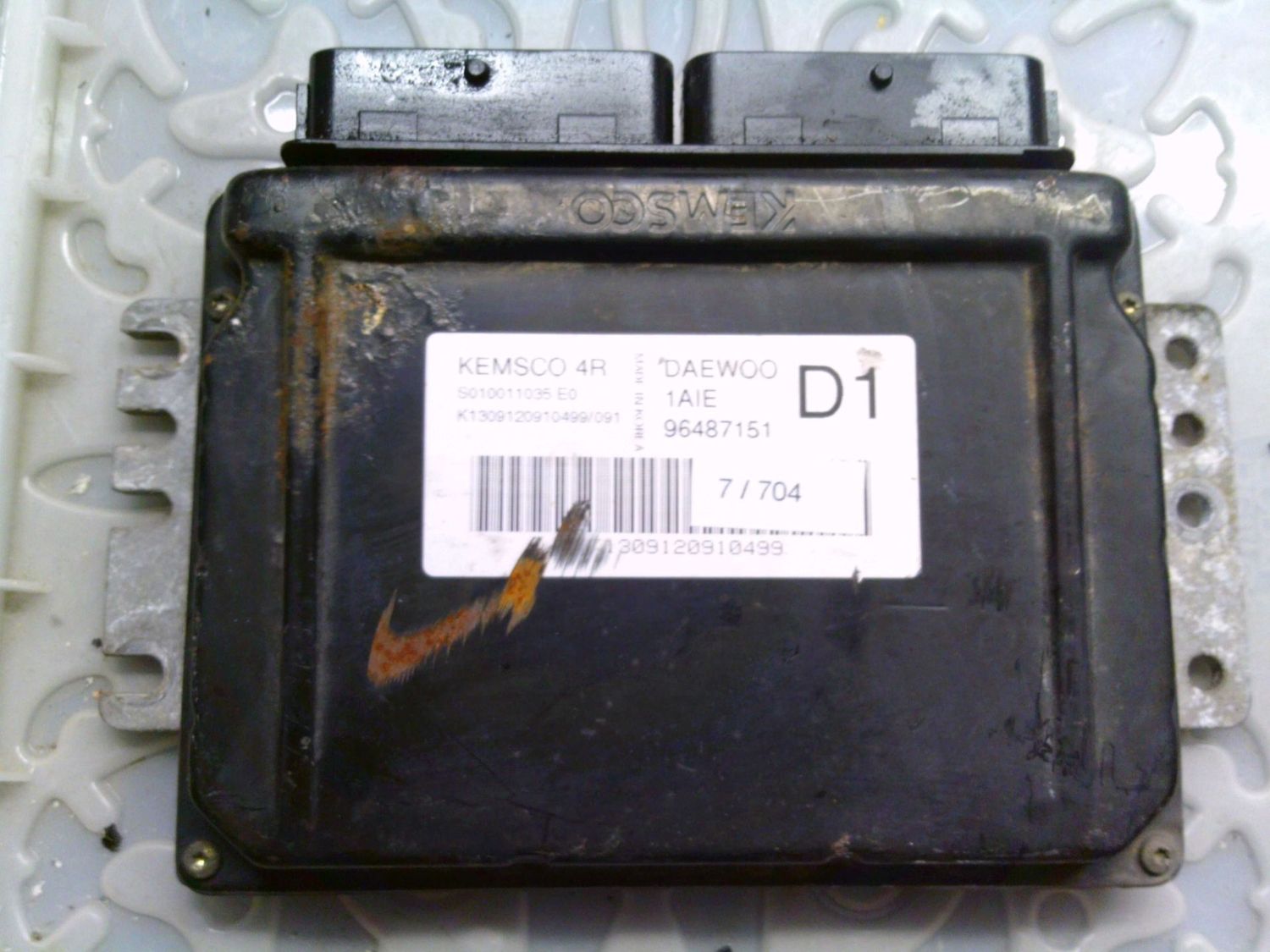 7-704 Centralina Motore Kemsco S010011035 E0 S010011035E0 96487151 1AIE D1 Daewoo Benzina Matiz 7-704 Centralina Motore Kemsco S010011035 E0 S010011035E0 96487151 1AIE D1 Daewoo Benzina Matiz
