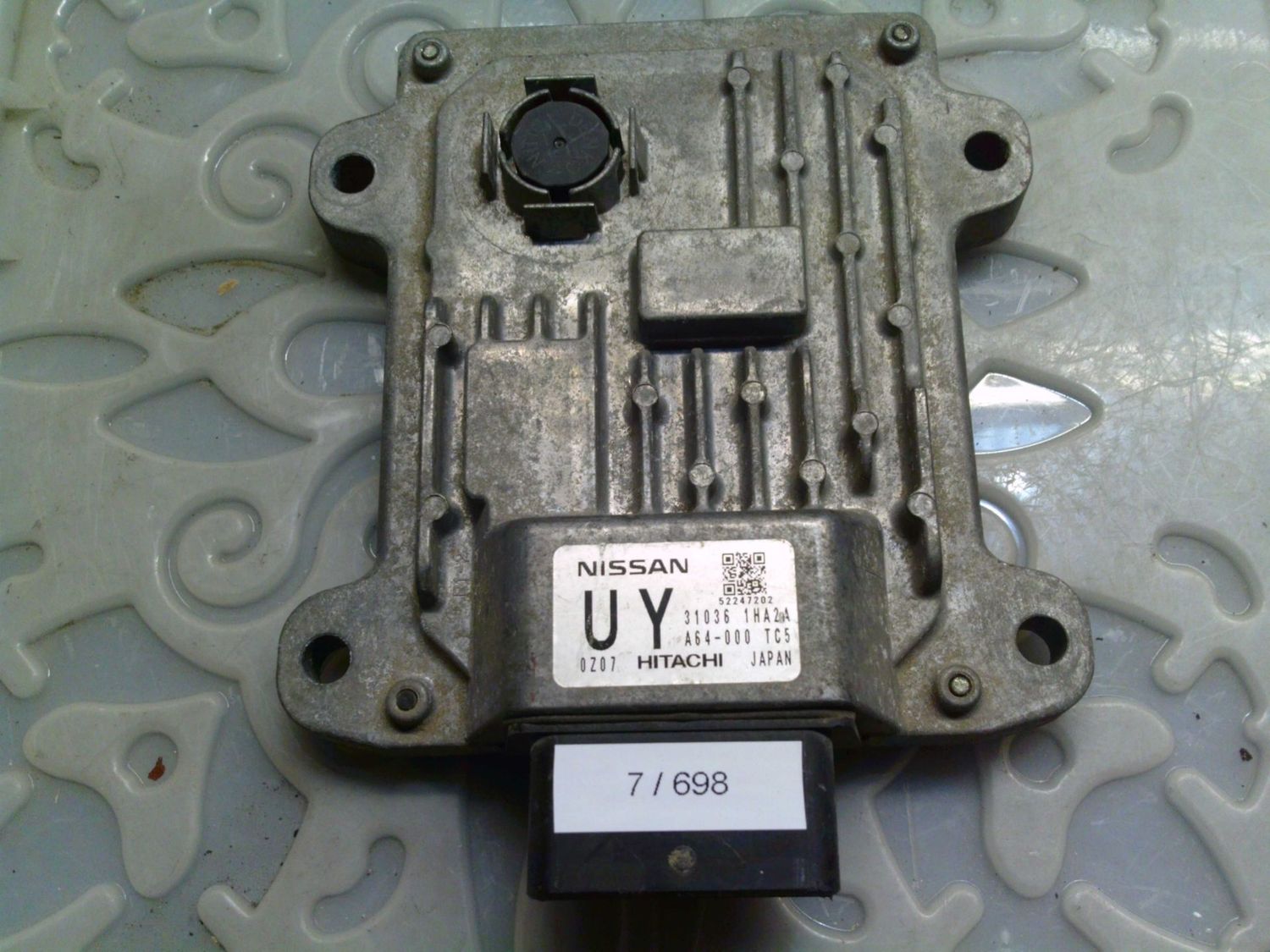 7-698 Centralina Cambio Automatico Hitachi 31036 1HA2A 310361HA2A A64-000 TC5 UY Nissan Benzina Micra 7-698 Centralina Cambio Automatico Hitachi 31036 1HA2A 310361HA2A A64-000 TC5 UY Nissan Benzina Micra