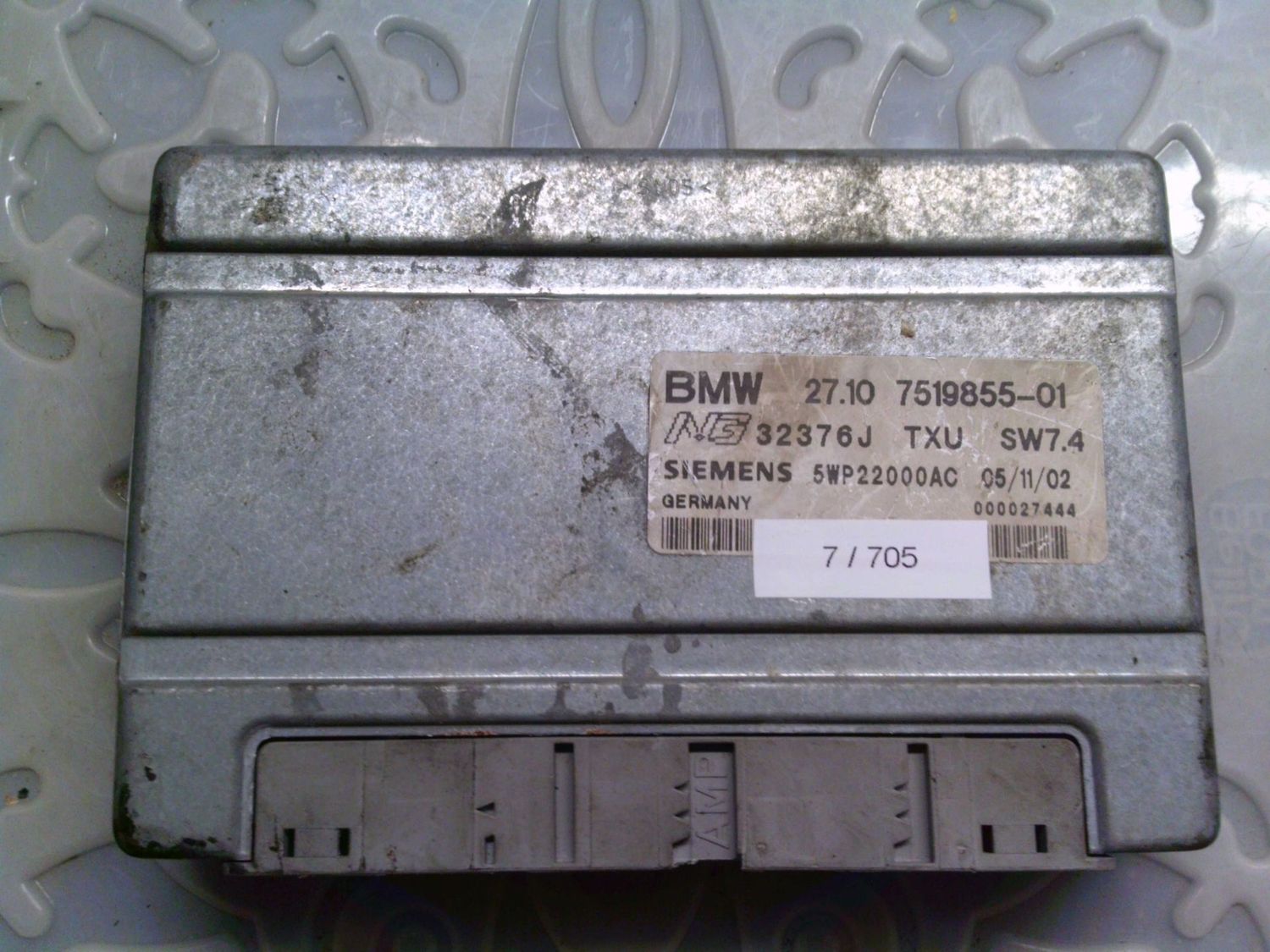 7-705 Centralina Cambio Automatico Siemens 7519855-01 751985501 5WP22000AC TXU SW 7.4 Land Rover Range Rover Sport 7-705 Centralina Cambio Automatico Siemens 7519855-01 751985501 5WP22000AC TXU SW 7.4 Land Rover Range Rover Sport