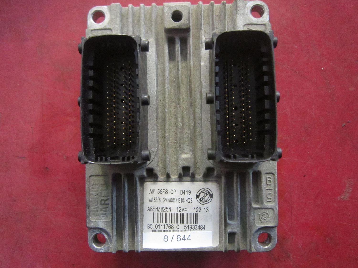 8-844 Centralina Motore Magneti Marelli IAW 5SF8.CP IAW5SF8.CP BC.0111768.C 51933484 HW401/1810-HC23 Alfa Romeo / Fiat / Lancia Benzina Varie 8-844 Centralina Motore Magneti Marelli IAW 5SF8.CP IAW5SF8.CP BC.0111768.C 51933484 HW401/1810-HC23 Alfa Romeo / Fiat / Lancia Benzina Varie