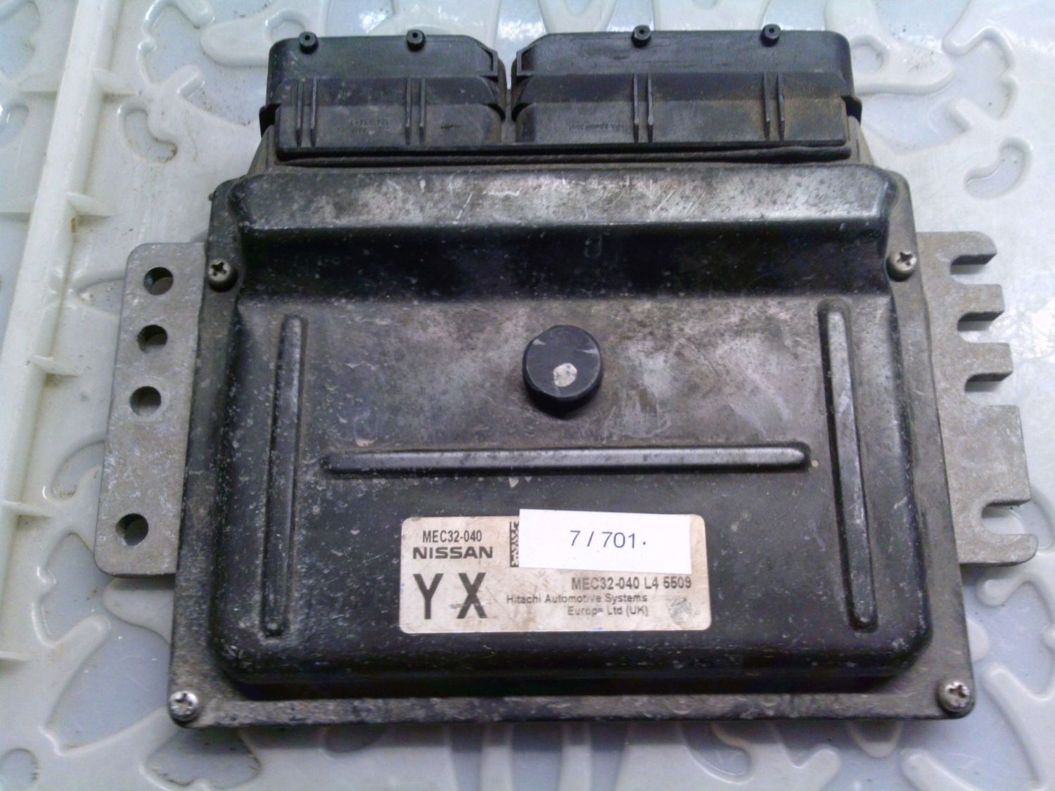 7-701 Centralina Motore Hitachi MEC32-040 MEC32040 MEC32-040 L4 5509 Y X Nissan Benzina Micra 7-701 Centralina Motore Hitachi MEC32-040 MEC32040 MEC32-040 L4 5509 Y X Nissan Benzina Micra