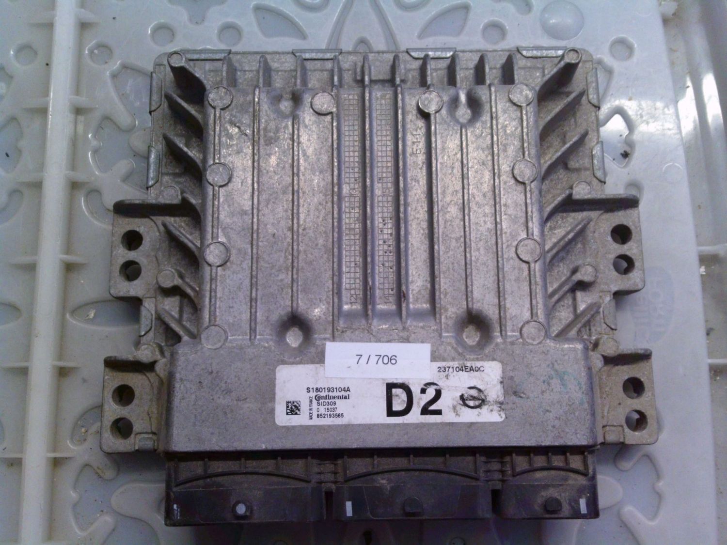 7-706 Centralina Motore Continental S180193104A 237104EA0C 852193565 SID 309 Nissan Diesel Qashqai 7-706 Centralina Motore Continental S180193104A 237104EA0C 852193565 SID 309 Nissan Diesel Qashqai