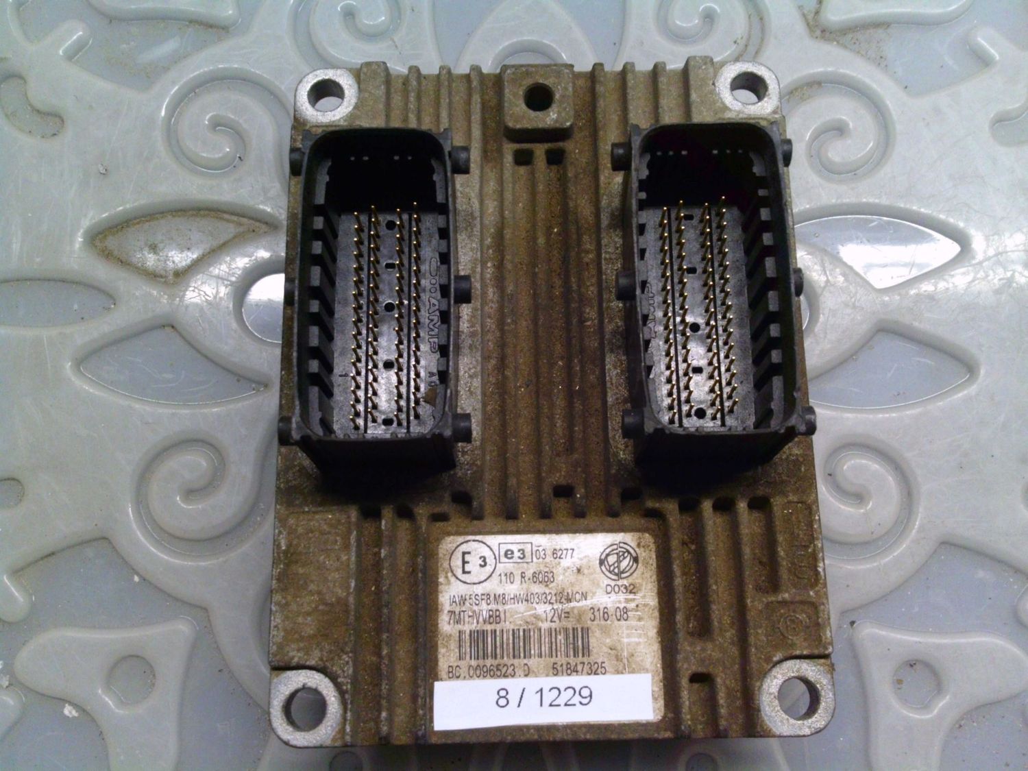 8-1229 Centralina Motore Magneti Marelli IAW 5SF8.M8 IAW5SF8.M8 BC.0096523.D 51847325 HW403/3212-MCN Fiat Benzina Punto 8-1229 Centralina Motore Magneti Marelli IAW 5SF8.M8 IAW5SF8.M8 BC.0096523.D 51847325 HW403/3212-MCN Fiat Benzina Punto