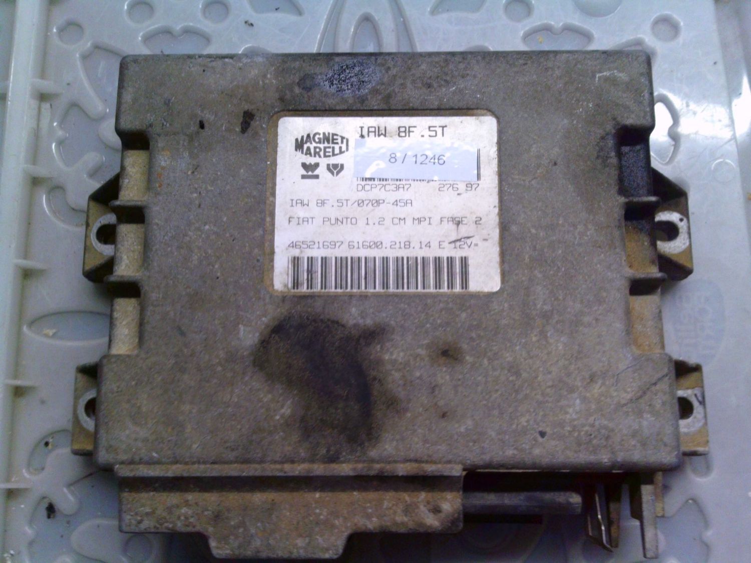8-1246 Centralina Motore Magneti Marelli IAW 8F.5T IAW8F.5T 61600.218.14 46521697 Fiat Benzina Punto 8-1246 Centralina Motore Magneti Marelli IAW 8F.5T IAW8F.5T 61600.218.14 46521697 Fiat Benzina Punto