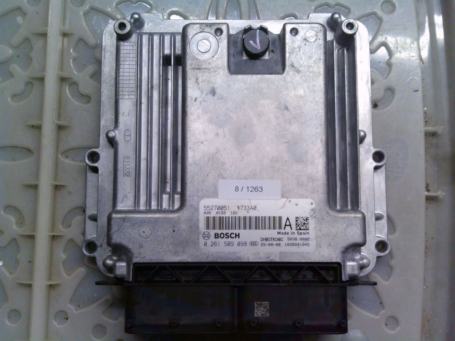 8-1263 Centralina Motore Bosch 0 261 S09 098 0261S09098 55270051 1039S91045 1733A0 Alfa Romeo Benzina Giulietta 8-1263 Centralina Motore Bosch 0 261 S09 098 0261S09098 55270051 1039S91045 1733A0 Alfa Romeo Benzina Giulietta