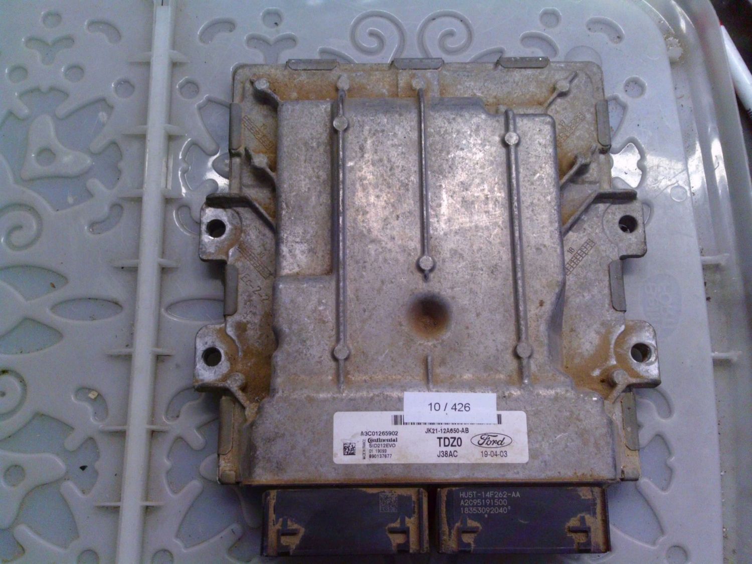 10-426 Centralina Motore Continental A3C01265902 JK21-12A650-AB TDZ0 SID 212 EVO Ford Diesel Varie 10-426 Centralina Motore Continental A3C01265902 JK21-12A650-AB TDZ0 SID 212 EVO Ford Diesel Varie