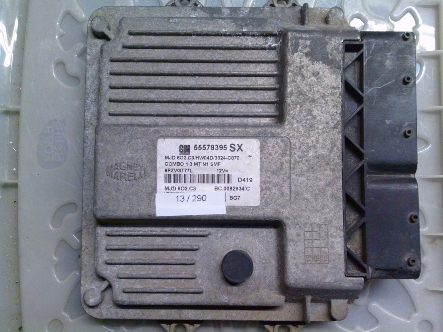 13-290 Centralina Motore Magneti Marelli 55578395 MJD 6O2.M1 BC.0092934C SX HW04D/3324-C870 Opel Diesel Meriva 13-290 Centralina Motore Magneti Marelli 55578395 MJD 6O2.M1 BC.0092934C SX HW04D/3324-C870 Opel Diesel Meriva