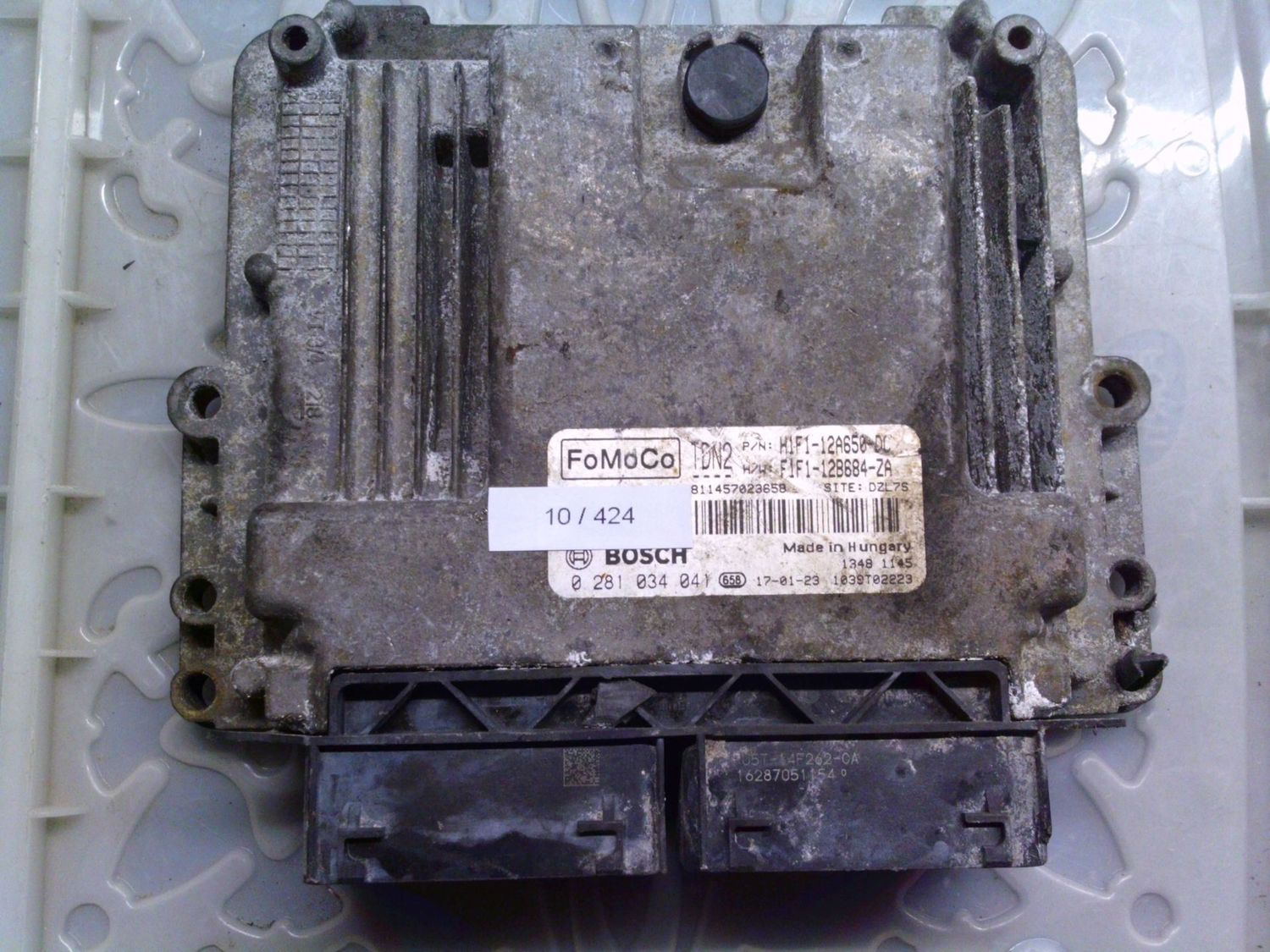 10-424 Centralina Motore Bosch 0 281 034 041 0281034041 H1F1-12A650-DC 1039T02223 F1F1-12B684-ZA Ford Diesel Focus 10-424 Centralina Motore Bosch 0 281 034 041 0281034041 H1F1-12A650-DC 1039T02223 F1F1-12B684-ZA Ford Diesel Focus