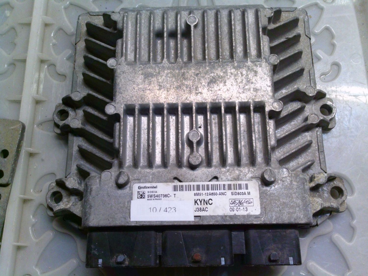 10-423 Centralina Motore Continental 5WS40736C-T 5WS40736CT 8M51-12A650-ANC KYNC J38AC SID 803A Ford Diesel Varie 10-423 Centralina Motore Continental 5WS40736C-T 5WS40736CT 8M51-12A650-ANC KYNC J38AC SID 803A Ford Diesel Varie