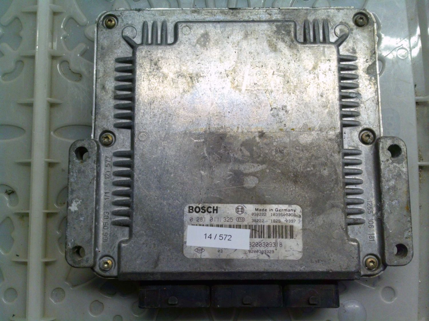 14-572 Centralina Motore Bosch 0 281 011 325 0281011325 8200309318 1039S01858 Renault Diesel Laguna 14-572 Centralina Motore Bosch 0 281 011 325 0281011325 8200309318 1039S01858 Renault Diesel Laguna