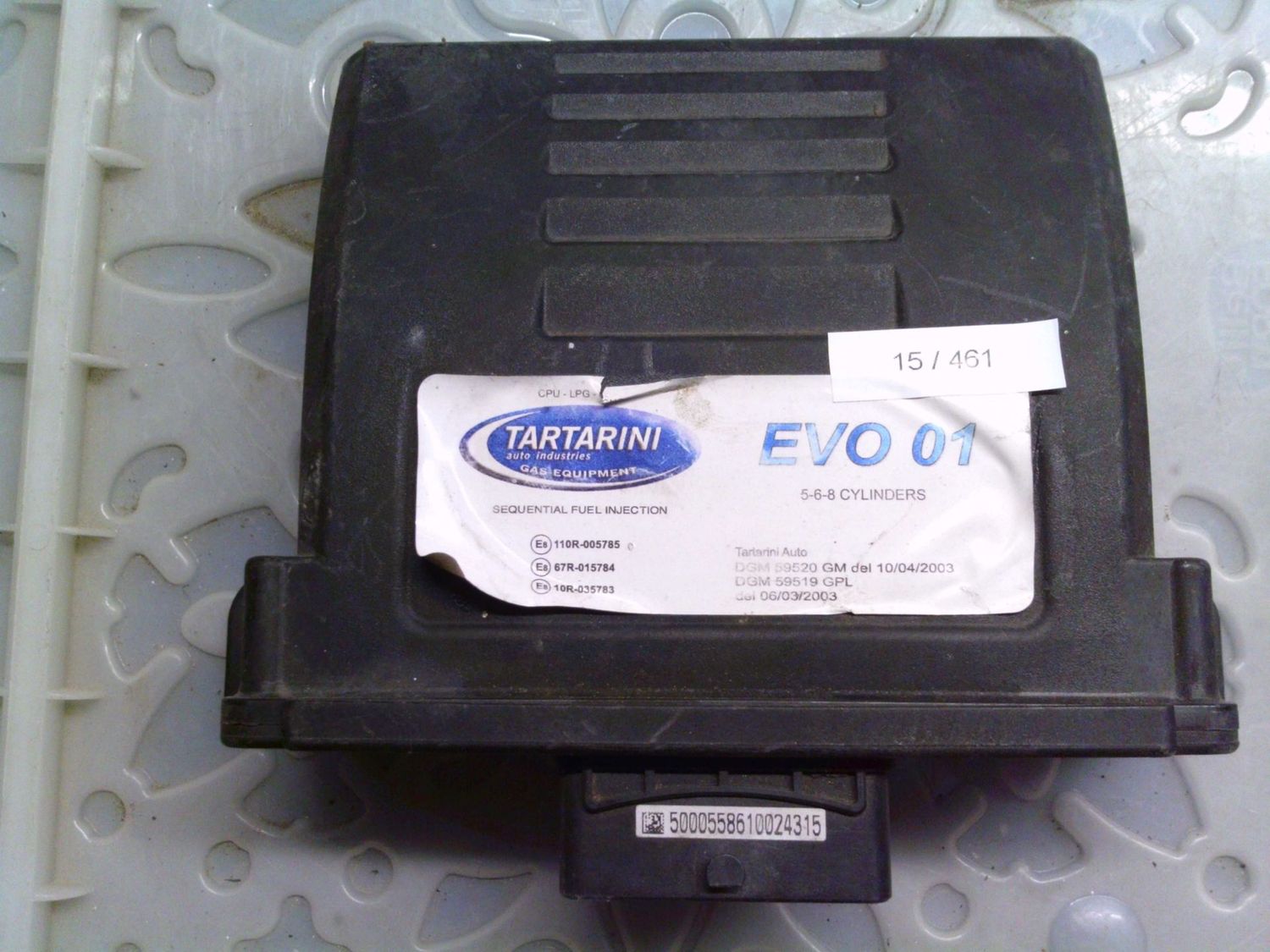 15-461 Centralina Gas Gpl / Metano Tartarini EVO 01 EVO01 5/6/8 CILINDRI Benzina / Gpl / Metano 15-461 Centralina Gas Gpl / Metano Tartarini EVO 01 EVO01 5/6/8 CILINDRI Benzina / Gpl / Metano