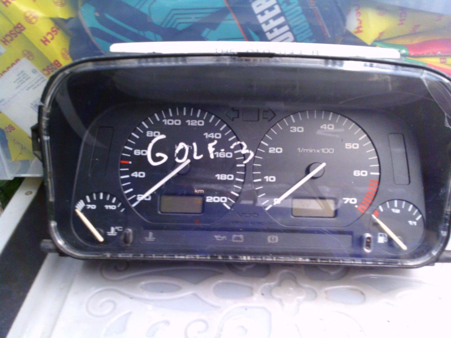 40-965 Quadro Strumenti / Contachilometri Vdo 1H6912033A GOLF 3 Volkswagen Benzina Golf 40-965 Quadro Strumenti / Contachilometri Vdo 1H6912033A GOLF 3 Volkswagen Benzina Golf