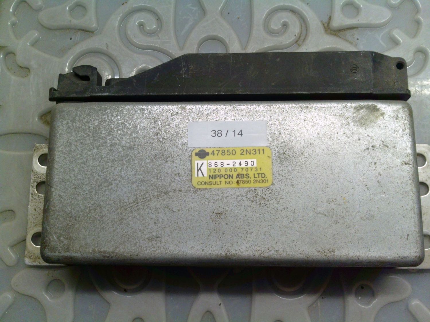 38-14 Centralina Abs Esp Hba Nissan 47850 2N311 478502N311 868-2490 120 000 70731 Nissan Almera 38-14 Centralina Abs Esp Hba Nissan 47850 2N311 478502N311 868-2490 120 000 70731 Nissan Almera