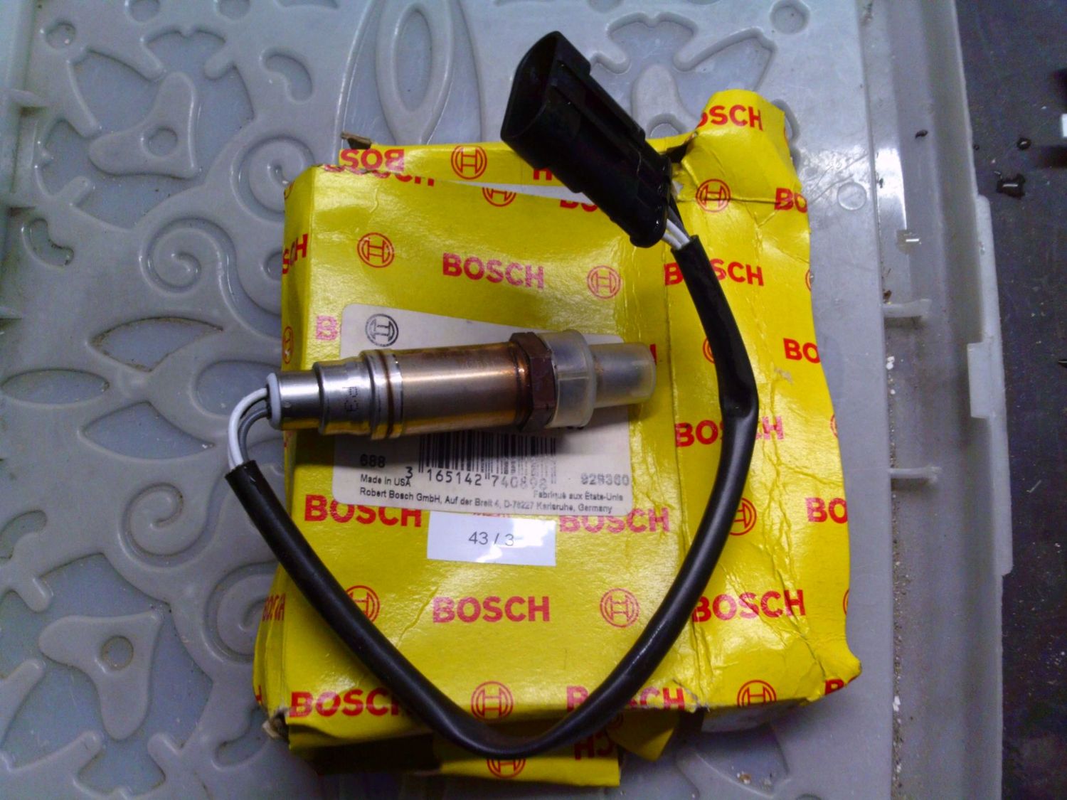 43-3 Sensore Sonda Lambda Bosch 0 258 003 627 0258003627 PRODOTTO NUOVO Fiat 500 43-3 Sensore Sonda Lambda Bosch 0 258 003 627 0258003627 PRODOTTO NUOVO Fiat 500
