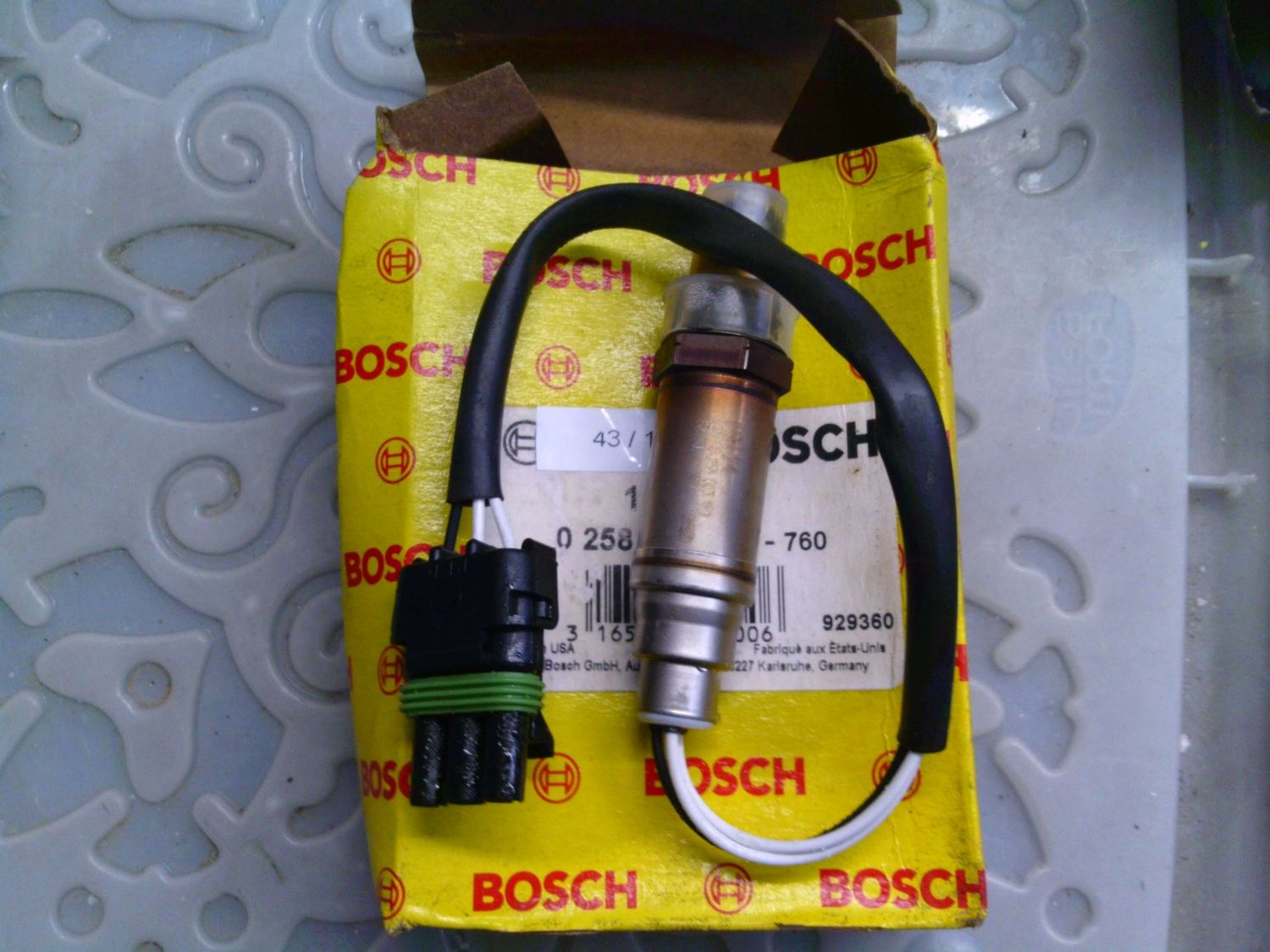 43-10 Sensore Sonda Lambda Bosch 0 258 003 189 0258003189 PRODOTTO NUOVO Renault Varie 43-10 Sensore Sonda Lambda Bosch 0 258 003 189 0258003189 PRODOTTO NUOVO Renault Varie