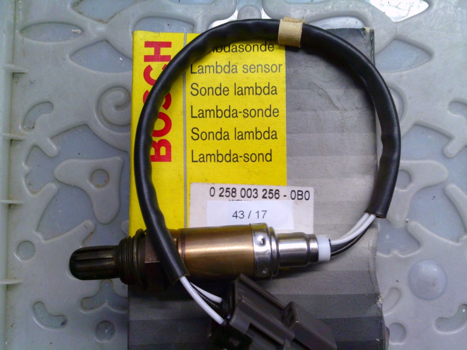 43-17 Sensore Sonda Lambda Bosch 0 258 003 256 0258003256 PRODOTTO NUOVO Nissan Micra 43-17 Sensore Sonda Lambda Bosch 0 258 003 256 0258003256 PRODOTTO NUOVO Nissan Micra