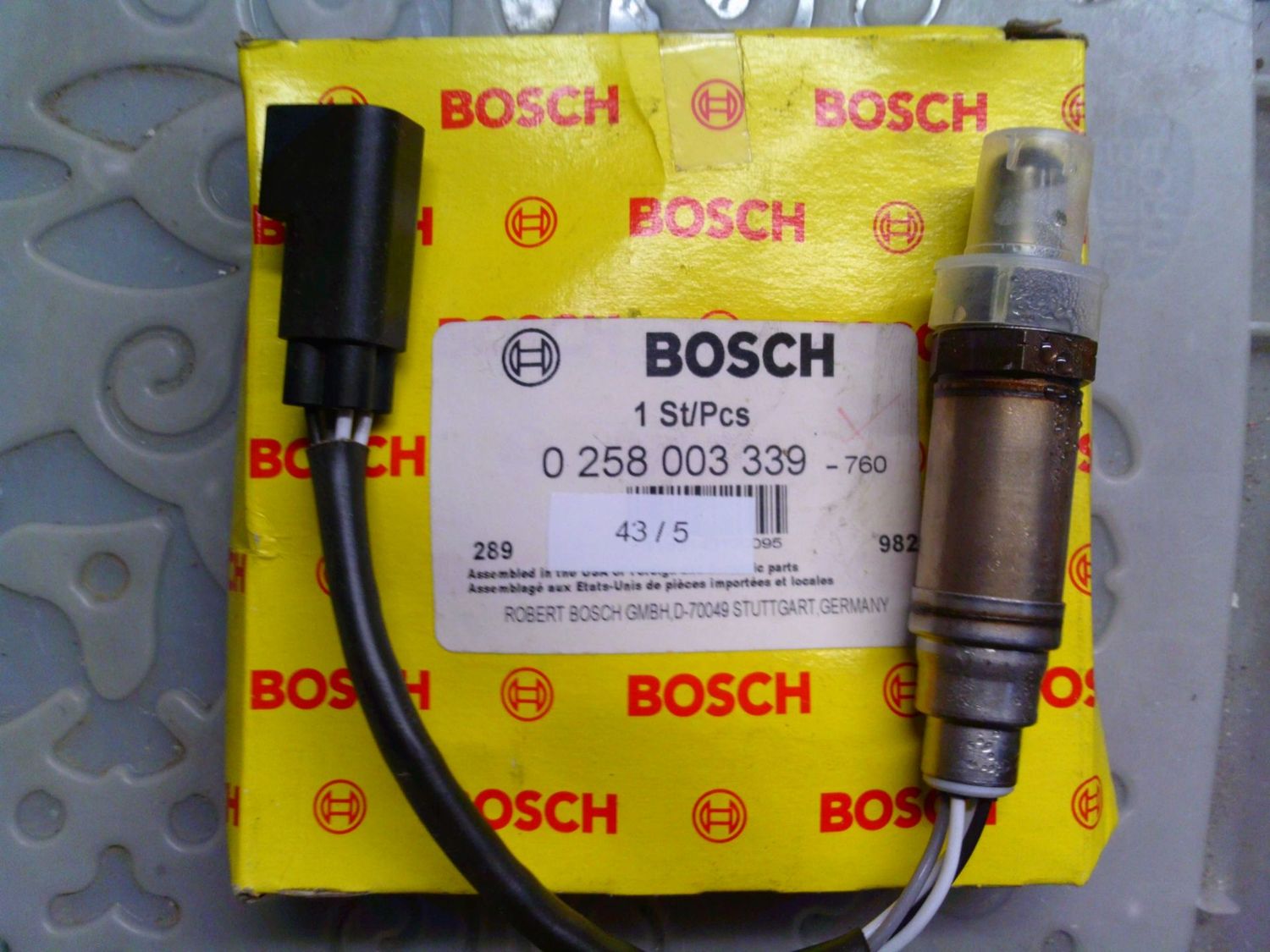 43-5 Sensore Sonda Lambda Bosch 0 258 003 339 0258003339 PRODOTTO NUOVO Ford Varie 43-5 Sensore Sonda Lambda Bosch 0 258 003 339 0258003339 PRODOTTO NUOVO Ford Varie