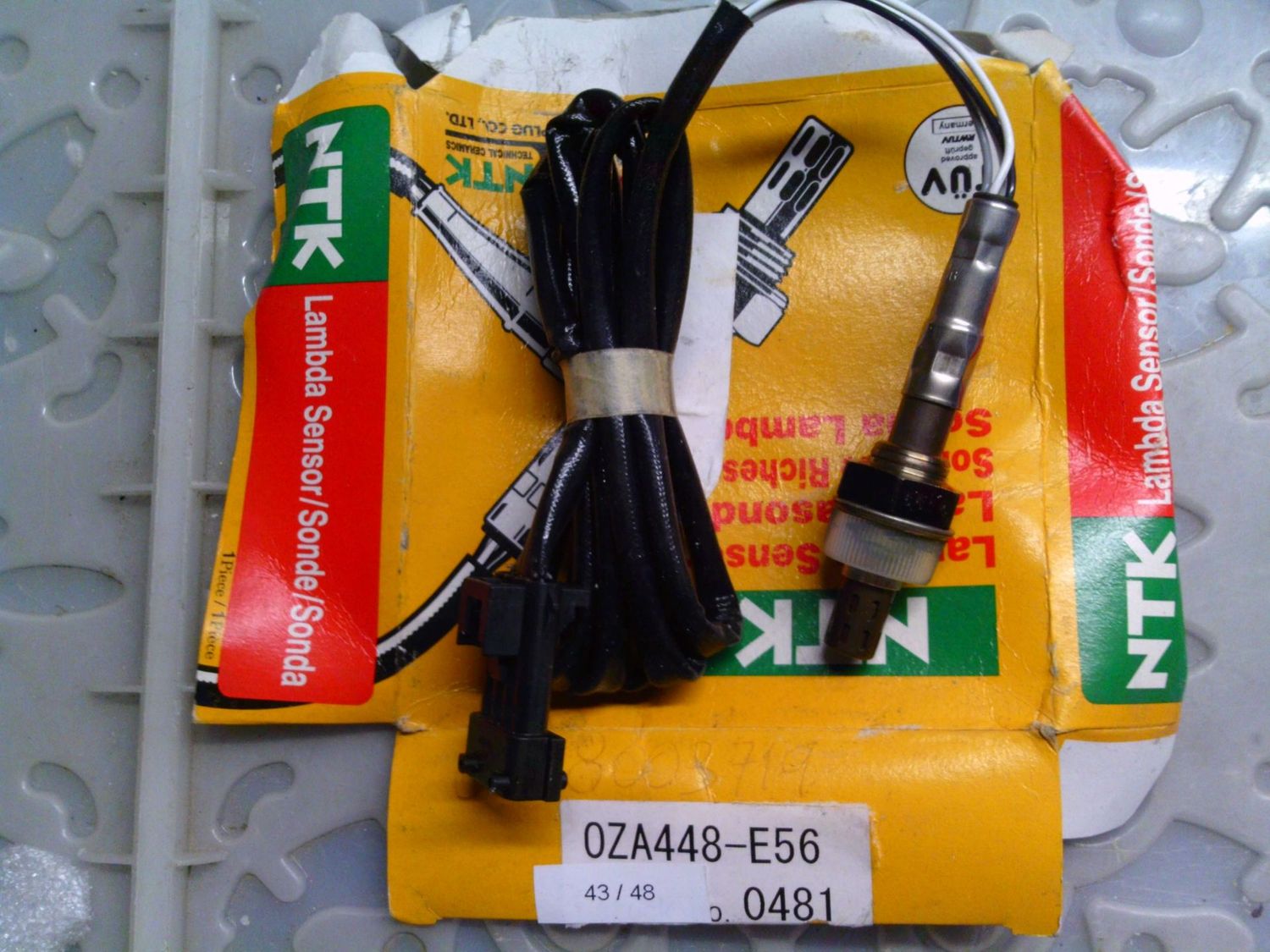 43-48 Sensore Sonda Lambda Ntk 0ZA448-E56 0ZA448E56 PRODOTTO NUOVO Citroen Xantia 43-48 Sensore Sonda Lambda Ntk 0ZA448-E56 0ZA448E56 PRODOTTO NUOVO Citroen Xantia