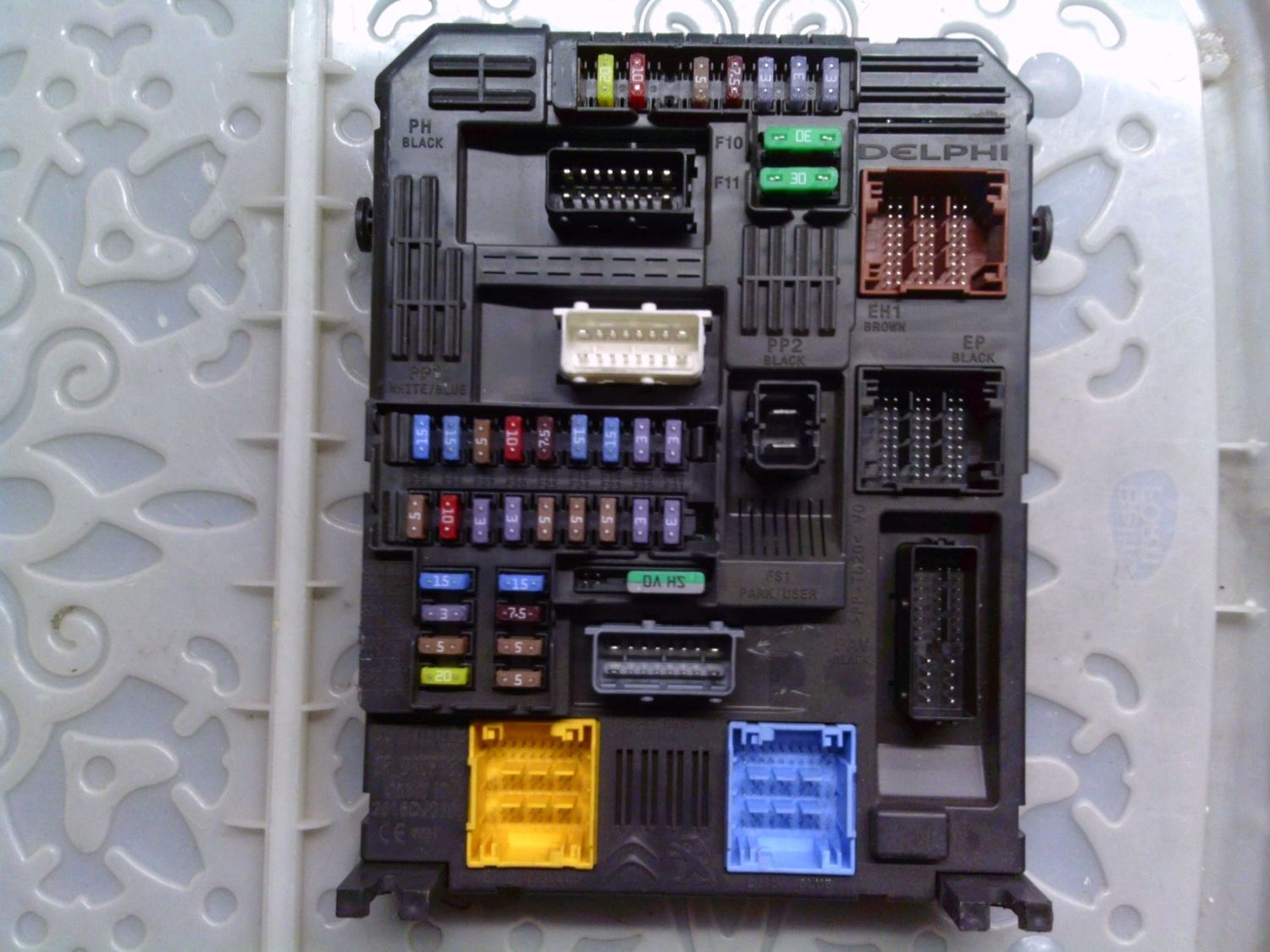 50-902 Body Computer Delphi 9819855080-01 981985508001 BSI FL3-CEM00 9650585780 Citroen / Peugeot Varie 50-902 Body Computer Delphi 9819855080-01 981985508001 BSI FL3-CEM00 9650585780 Citroen / Peugeot Varie