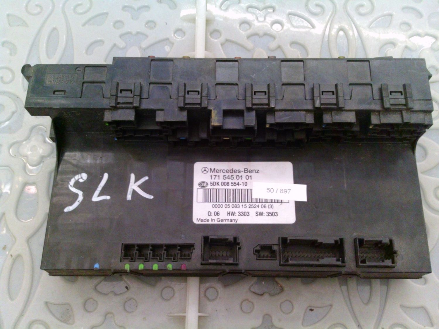 50-897 Body Computer Hella Kg 171 545 01 01 1715450101 5DK 008 554-10 HW 3303 SW 3503 Mercedes Benzina Slk 50-897 Body Computer Hella Kg 171 545 01 01 1715450101 5DK 008 554-10 HW 3303 SW 3503 Mercedes Benzina Slk