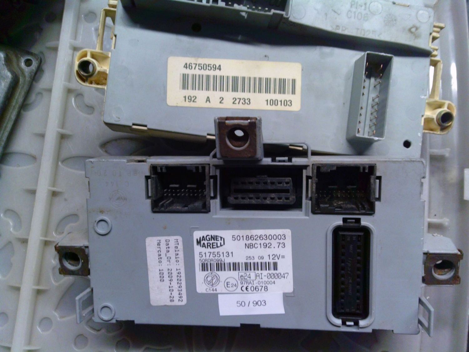 50-903 Body Computer Magneti Marelli 51755131 501862630003 NBC192.73 46750594 Fiat Diesel Stilo 50-903 Body Computer Magneti Marelli 51755131 501862630003 NBC192.73 46750594 Fiat Diesel Stilo