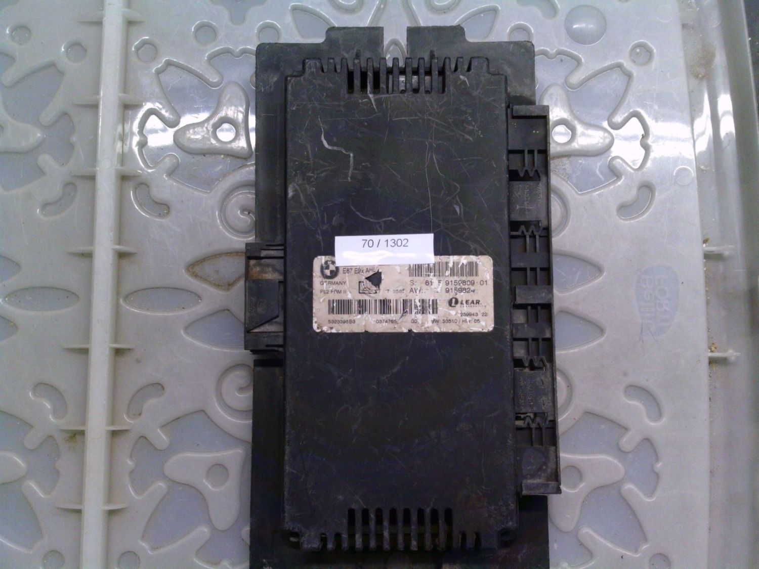70-1302 Centralina Modulo Confort Lear 6135 9159809-01 6135915980901 E87 E9X AHL PL2 FRM II SW 53510 HW 05 Bmw Varie 70-1302 Centralina Modulo Confort Lear 6135 9159809-01 6135915980901 E87 E9X AHL PL2 FRM II SW 53510 HW 05 Bmw Varie