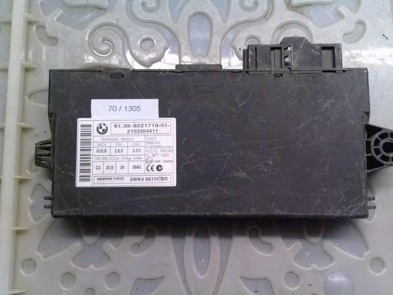 70-1305 Centralina Modulo Confort Siemens 5WK4 9515CBR 5WK49515CBR 61.35-9221719-01 2103304411 CAS 3  Bmw  Varie