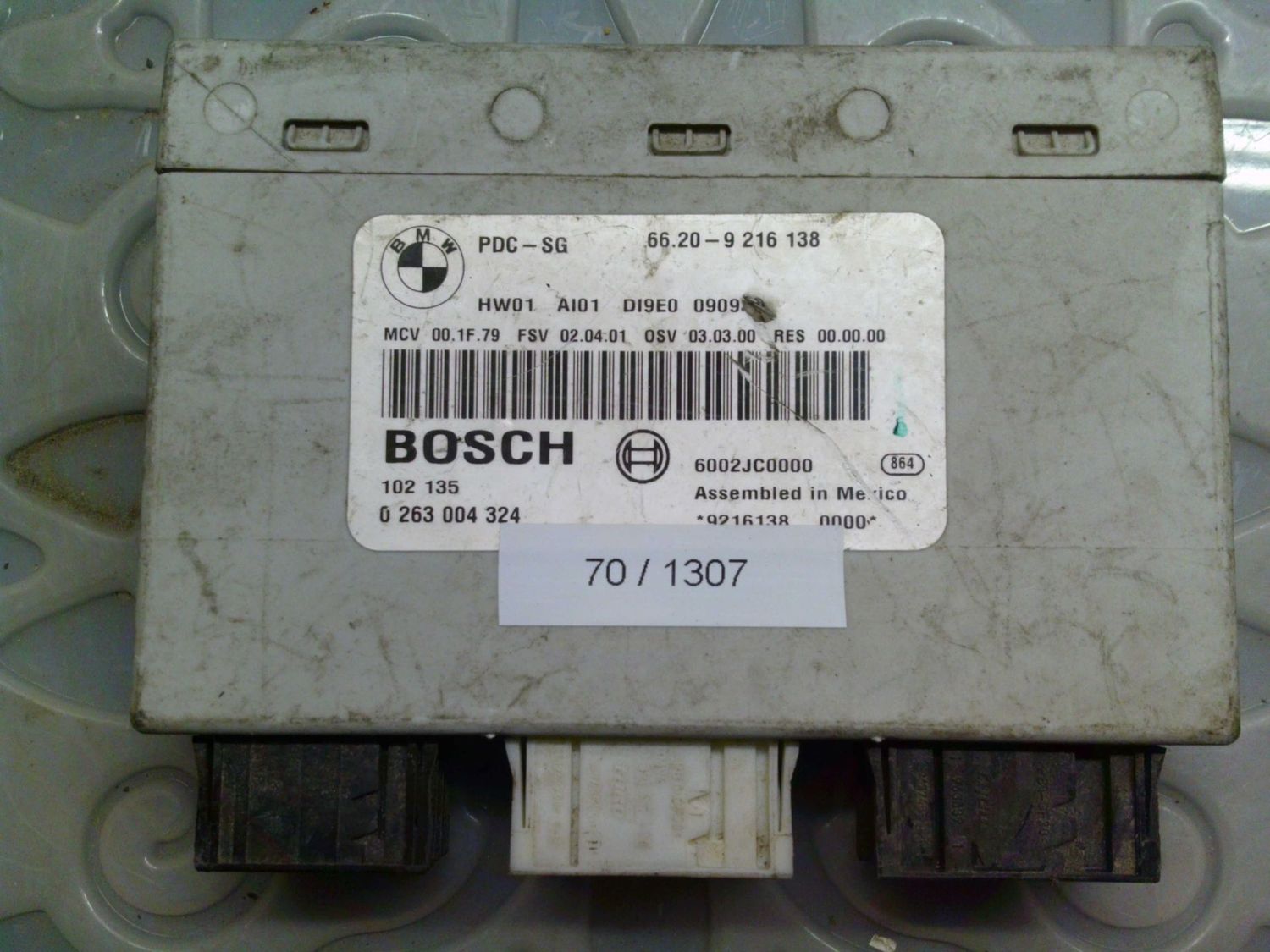 70-1307 Modulo Chiusura Centralizzata Bosch 0 263 004 324 0263004324 PDC-SG 66.20-9216138 Bmw Varie 70-1307 Modulo Chiusura Centralizzata Bosch 0 263 004 324 0263004324 PDC-SG 66.20-9216138 Bmw Varie