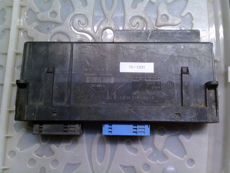 70-1331 Centralina Modulo Confort Lear 6135 9160186-01 6135916018601 532397023 PL2 JBBFE II L1  Bmw  Serie 3