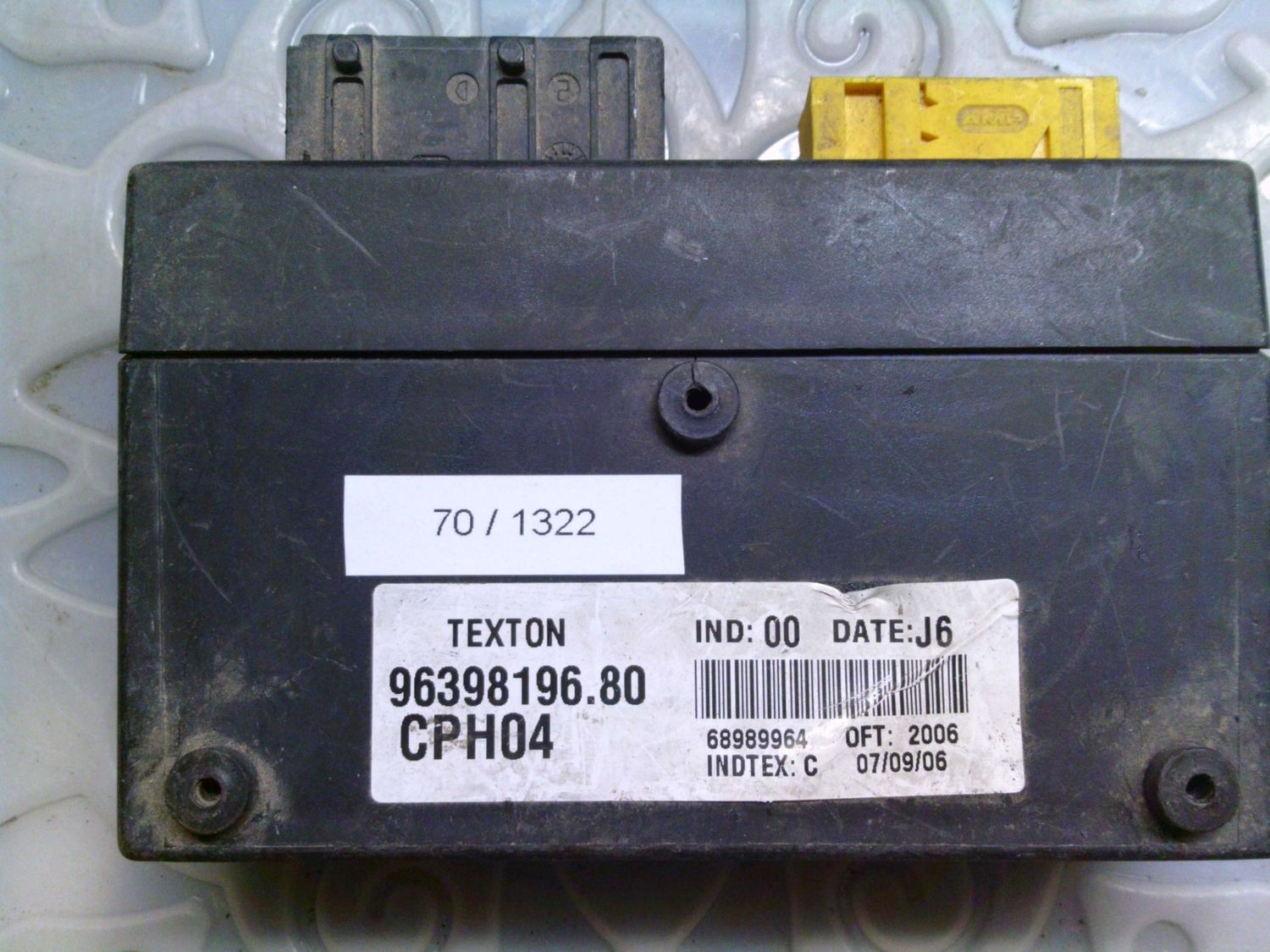 70-1322 Centralina Allarme Delphi 96398196.80 CPH04 Citroen / Peugeot Varie 70-1322 Centralina Allarme Delphi 96398196.80 CPH04 Citroen / Peugeot Varie